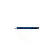Lamy Bolígrafo Studio 267 S – acero inox., clip helicoidal, recambio M negro – azul imperial