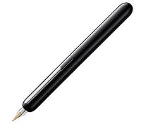 Lamy dialog pianoblack - pluma estilográfica sin capuchón con mecanismo giratorio -plumín de oro de 14 ct, parc. chapado en platino y tamaño M -cartucho de tinta T 10 azul y conv. Z 27 -para diestros