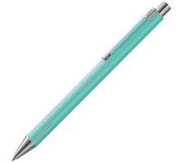 Lamy econ lagoon matt- bolígrafo funcional con cuerpo de acero inoxidable - clip curvado distintivo y zona de agarre innovadora - incl. recambio grande M 16 en ancho de línea M en negro