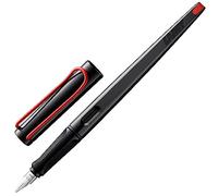 Lamy joy black pluma caligráfica - con empuñadura ergonómica y plumín de acero pulido de 1,1 mm - Pluma caligráfica con plumín caligráfico - cartucho de tinta T 10 blue incl.