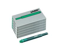 LAMY Juego de 6 cartuchos de tinta T10 con gran reserva de tinta, adecuados para todos los modelos de pluma estilográfica Lamy - Contenido: 1,25 ml por cartucho - 5 unidades por paquete - Color de