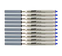 Lamy M16 Recambio de alta capacidad para bolígrafo, metal, tinta indeleble, punta M, azul, 10er Spar-Pack
