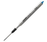 Lamy M16 recambio de bolígrafo de gran capacidad, metal - Recambio original para todos los modelos de bolígrafos Indeleble - Trazo medio en tinta azul