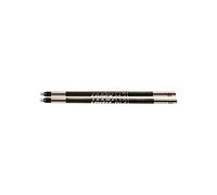Lamy M21 recambio metálico de gran capacidad, paquete de 2 - Recambio original para todos los bolígrafos multisistema Indeleble - Trazo medio en tinta negro