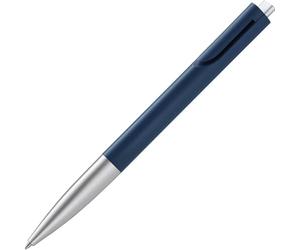 Lamy noto blue-silver bolígrafo - bolígrafo purista con cuerpo de plástico triangular - clip emerge del contorno del cuerpo - incl. recambio de gran capacidad M 16 en ancho de línea M en negro