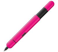 Lamy Bolígrafo Pico Neonpink – de bolsillo, cuerpo metálico, trazo M, recambio M22 negro