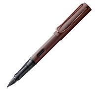 Lamy Pluma estilográfica Lx marron -Plumín con recubrimiento PVD y agarre ergon. -Plumín de acero F -Cuerpo ligero de aluminio -Con cartucho de tinta azul T 10 y estuche metálico-Para diestros