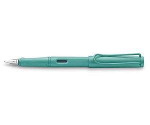 Lamy Pluma estilográfica Safari punta fina, color Aquamarine, edición especial 2020, modelo 021