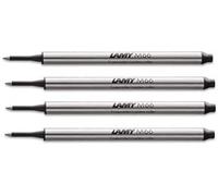 Lamy rollerball refill, negro medio m66 - paquete de 4