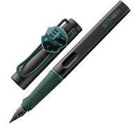 Lamy safari Harry Potter Slytherin Pluma estilográfica - Edición especial con escudo de la casa - Plumín de acero (M) - Agarre ergonómico - Incluye cartucho de tinta T10 azul - Para diestros