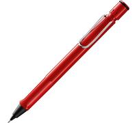 Lamy safari red - Portaminas con mango ergonómico y cuerpo de robusto plástico ASA - ideal para dibujar y escribir - incluye recambio M 41 de línea fina 0,5 mm y punta de borrador