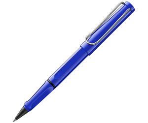 Lamy safari roll-ink blue: roller con cartucho de tinta, empuñadura ergonómica, trazo M, escritura cómoda prolongada, fabricado de plástico ASA resistente, in artucho de tinta azul T10