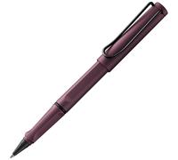 Lamy safari roll-ink scarlet: roller con cartucho de tinta, empuñadura ergonómica, trazo M, escritura cómoda prolongada, fabricado de plástico ASA resistente, in artucho de tinta azul T10