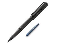 Lamy Safari Roll-Ink umbra - Bolígrafo clásico atemporal con mango ergonómico y ancho de trazo M, carcasa de plástico ASA resistente, incluye cartucho de tinta + cartucho extra