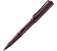 LAMY safari scarlet - Fountain Pen with ergonomic grip & polished steel nib in s