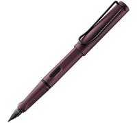Lamy safari scarlet - Pluma estilográfica con empuñadura ergonómica y plumín de acero pulido en tamaño M - ideal para cualquier escritura y caligrafía - incluye cartucho T 10 azul - Diestro