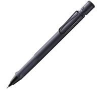 Lamy safari steel black - Portaminas con mango ergonómico y cuerpo de robusto plástico ASA - ideal para dibujar y escribir - incluye recambio M 41 de línea fina 0,5 mm y punta de borrador