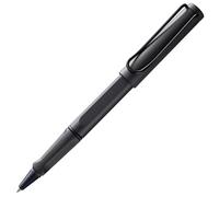 Lamy safari umbra - Bolígrafo roller con empuñadura ergonómica y ancho de trazo M - para una escritura larga y agradable - hecho de plástico robusto ASA - con recambio roller M 63 en negro