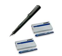 Lamy Safari Umbra Füllhalter 1203065 Kunststoff Umbra M (+ 10 Patronen blau)