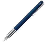 Lamy studio imperialblue pluma- cuerpo metálico elegante - clip helicoidal, plumín de acero en EF - cartucho de tinta T 10 blue incl.