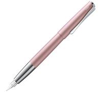 Lamy studio Rose Matt Pluma estilográfica universal en elegante caja de metal - Pluma dorada de 14 quilates, parcialmente platino y ancho de trazo F, incluye cartucho de tinta azul T 10