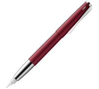 Lamy studio royalred pluma- cuerpo metálico elegante - clip helicoidal, plumín de acero en F - cartucho de tinta T 10 blue incl.