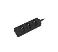 LANBERG 1.5M Black 3X 230V LANTER Extension PL. Cable from Full Copper