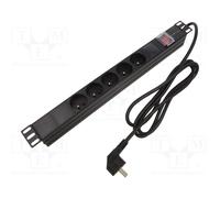 LANBERG PDU-05E-0200-BK Regleta de alimentación