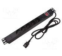 LANBERG PDU-05E-0200-IEC-BK Regleta de alimentación