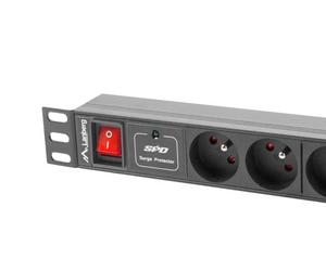 Lanberg pdu-07e-0200-iec-bk base múltiple 2 m 7 salidas ac interior n
