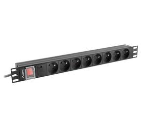 Lanberg pdu-08e-0200-bk unidad de distribución de energía (pdu) 8 sa