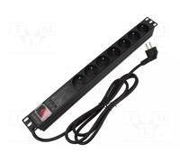 LANBERG PDU-PRO-07E-0200-BK Regleta de alimentación
