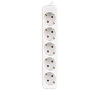 Lanberg ps0-05f-0150-w base múltiple 1,5 m 5 salidas ac interior blan