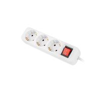 Lanberg ps1-03f-0150-w base múltiple 1,5 m 3 salidas ac interior blan