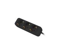 Lanberg Regleta 3 Tomas Schuko Negra 1.5m