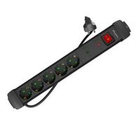 Lanberg sp1-05f-0150-bk base múltiple 1,5 m 5 salidas ac interior neg