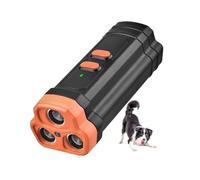 Lancoon Dispositivo Anti Ladridos con Triple Cabezal Ultrasónico Repelente de Perros Luz LED Interior Exterior Comportamiento Entrenamiento Indicador de Batería para Perros Pequeños Medianos Grandes
