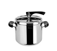Langostina LAG620A07 - Olla a presión con colador y dosificador, Acero, Plata, diametro de 22 cm