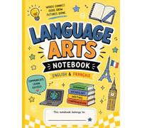 Language Arts Notebook- Wide ruled 120 Page Lined Notebook for Reading, Writing, Grammar, Vocabulary and School Assignments