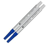 Lanier Combo Pack - Paquete de 2 - Monteverde® Rollerball S22 Paste Ink Refill compatible con la mayoría de bolígrafos Sheaffer® Style Rollerball - Azul (punta fina 0.6 mm)