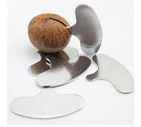 Lankater 5pcs Nut Splitter Nuez Abridor, Acero Inoxidable Mini Cascanueces De La Nuez De Macadamia Abridor Acampa Portable Accesorios De Cocina
