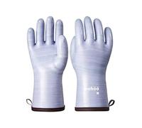 LANON Protection Wahoo Silicona Líquida Guantes Barbacoa, Ahumador Resistente Al Calor, Impermeable, Guantes Horno Profesional para Cocina, Parrilla, Hornear, Microwave, Púrpura, Tamano XL