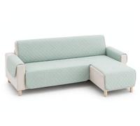 Lanovenanube - Funda Chaise Longue Acolchado Mallorca - Práctica Reversible 240 cm - Color Menta