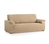 Lanovenanube Funda sofá Ibiza Multielástica 2 plazas Lino C18 | 60% poliéster 35% algodón 5% elastómero. Sistema Pattern Fit con espumas de ajuste. Lavable y adaptable.