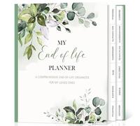 Lanpn Planificador de Fin de Vida con Pestañas - My End of Life Planner, Diario Guiado para Últimos Deseos Testamentos, Organizador para Documentos Importantes Planificación Funeraria, Inglés