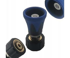 Lanza de alta presión azul M22 - Boquilla de chorro plano 15° para limpiadores de alta presión Karcher HD/HDS, 4000 PSI, plástico y acero inoxidable, repuesto para Kärcher HD/HDS | Limpieza de piedra