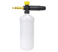 Lanza de espuma de nieve para Bosch Aquatak/Black & Decker/Norse/Ryobi/Neo, cañón de espuma ajustable para lavado de coche, pulverizador de jabón para lavadora a presión, botella de 1 litro