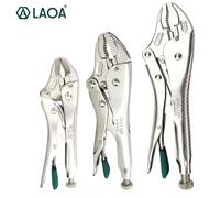 LAOA-Alicates de bloqueo, llave de tubo de agua, Material cr-mo, pinzas redondas, 5 pulgadas, 7 pulgadas, 10 pulgadas 7inch LA111407