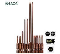 LAOA-embunta de destornillador S2, punta de acero de aleación para destornillador eléctrico, taladro manual con magnetismo, tipo ranura Phillips, 1 ud. LA612215