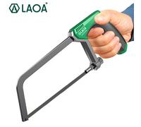 LAOA Mini sierra para metales con marco de 6 pulgadas, sierra para metales pequeña para el hogar, sierra manual para carpintería, corte